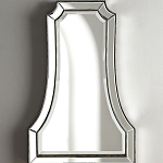 Зеркало в серебристой фигурной раме Silver Reflection варинант исполнения - 3 | Loft Concept в Перми