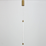 Подвесной светильник в форме цилиндра Trumpet Tube Brass варинант исполнения - 6 | Loft Concept в Перми