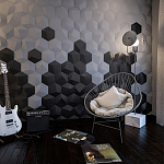 Гипсовая 3D панель с принтографией PM-30 варинант исполнения - 7 | Loft Concept в Перми