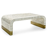 Стол журнальный Белый  BONE INLAY SIDE TABLE-Cream варинант исполнения - 4 | Loft Concept в Перми