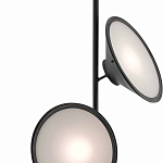 Торшер черный с 2-мя большими лампами Black Diffusers варинант исполнения - 1 | Loft Concept в Перми