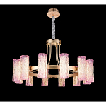 Люстра круглая с текстурными цилиндрическими плафонами Glimpse варинант исполнения - 4 | Loft Concept в Перми