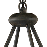 Люстра круглая с литыми стеклянными дисками Olympe Glass Chandelier варинант исполнения - 3 | Loft Concept в Перми