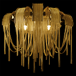 Бра с металиическими цепочками и дугообразными элементами Atlantis Chain варинант исполнения - 8 | Loft Concept в Перми