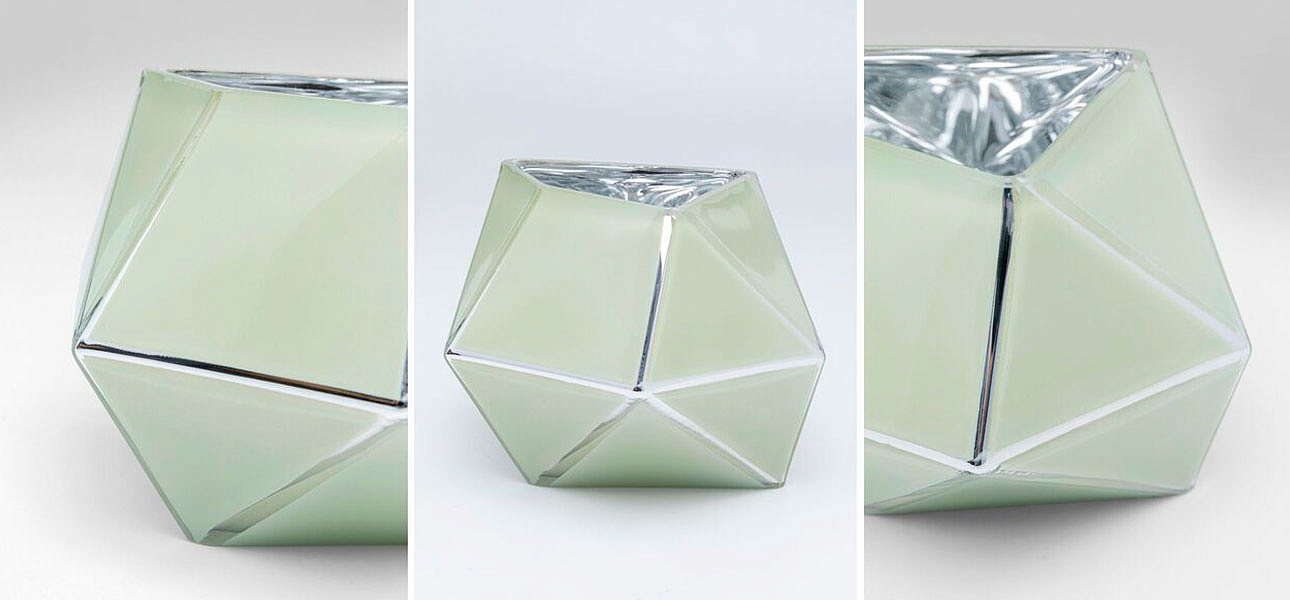Ваза серая Geometric projection Ваза серая Geometric projection - Loft-Concept в Перми