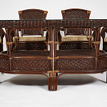 Комплект обеденный из ротанга Eloise grand варинант исполнения - 11 | Loft Concept в Перми