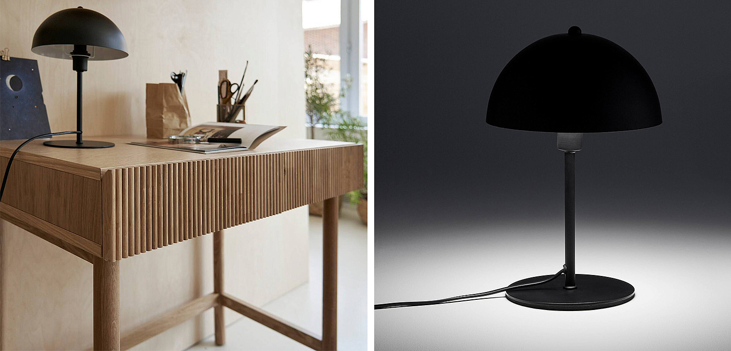 Настольная лампа Umbel Table Lamp Black Настольная лампа Umbel Table Lamp Black - Loft-Concept в Перми