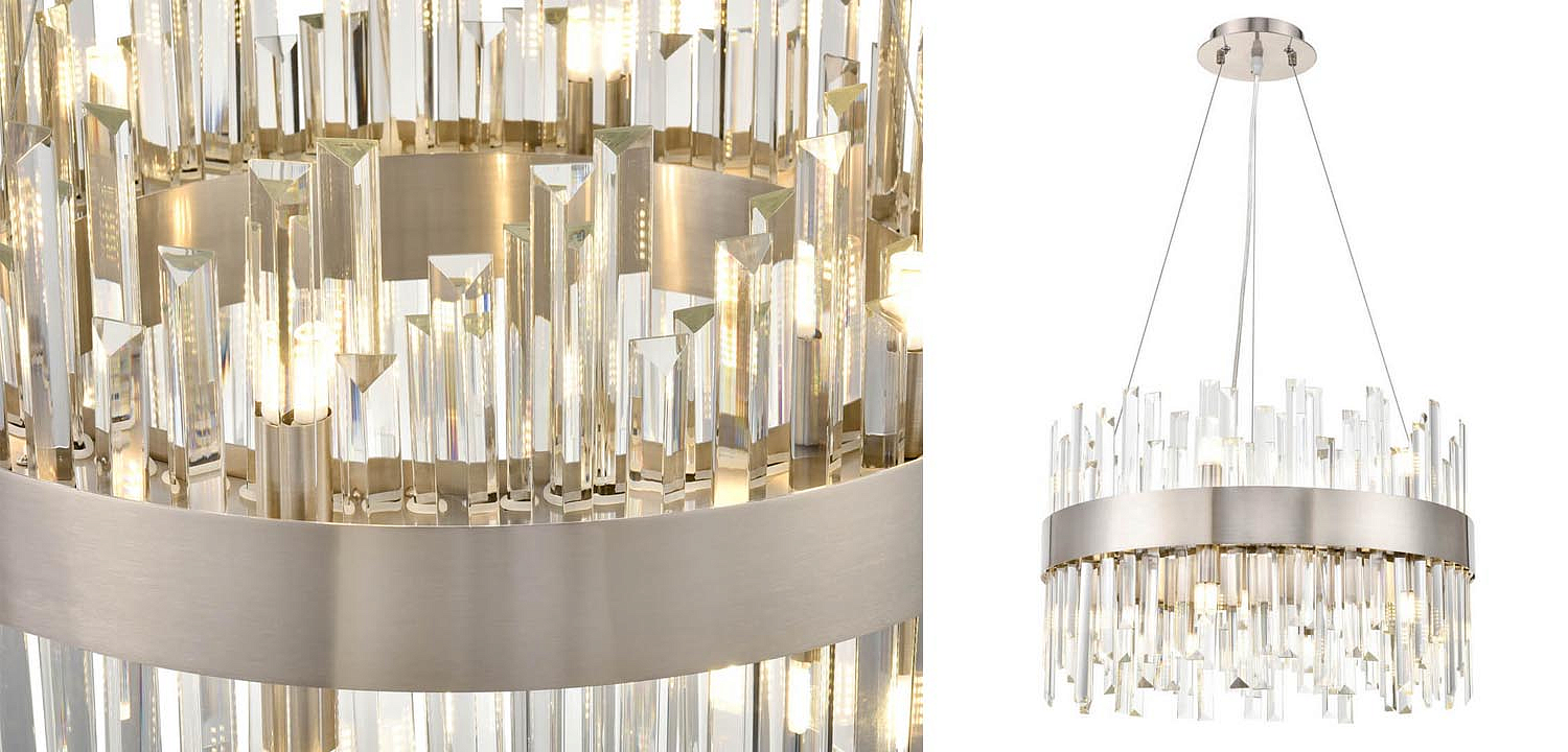 Люстра Cramer Chandelier 50 satin nickel Люстра Cramer Chandelier 50 satin nickel - Loft-Concept в Перми