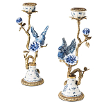 Подсвечник Candleholder Birds Atlanta Set 2 Pcs варинант исполнения - 1 | Loft Concept в Перми