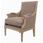 Кресло William Classical Armchair brown flax варинант исполнения - 3 | Loft Concept в Перми