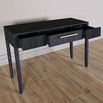 Элегантная Консоль Primo с выдвижным ящиком Черный дуб варинант исполнения - 6 | Loft Concept в Перми