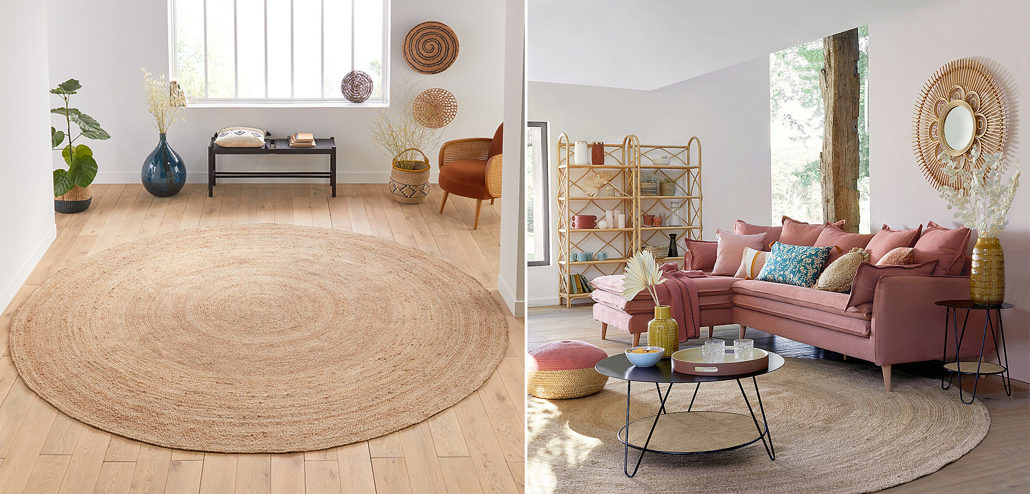 Ковер Round Carpet 100% джут Ковер Round Carpet 100% джут - Loft-Concept в Перми