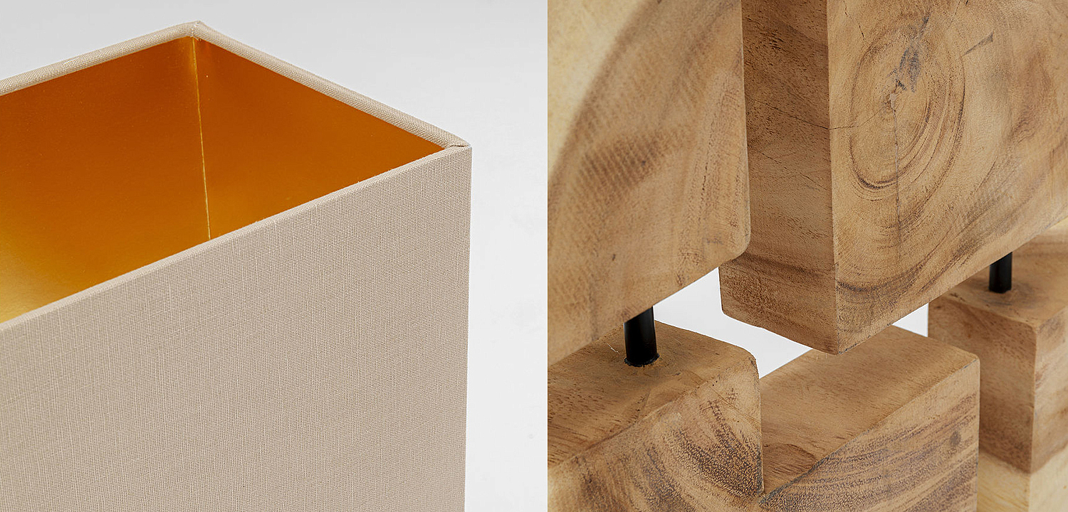 Настольная лампа Saw Cut Acacia - Loft-Concept в Перми