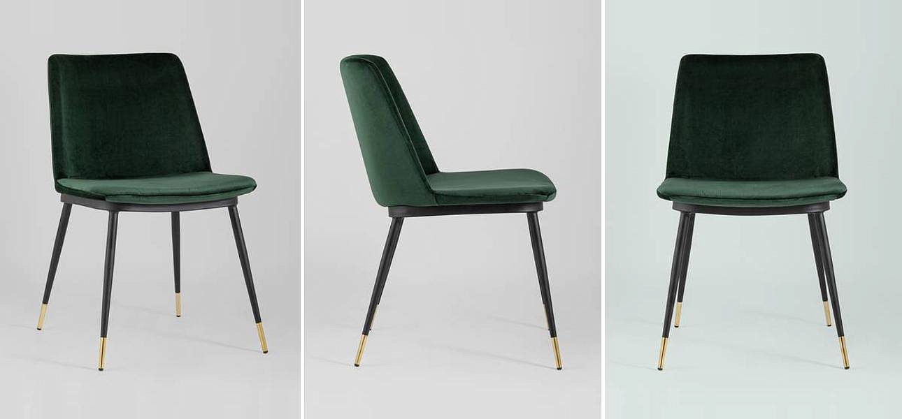 Стул Melissa Chair Зеленый Велюр Стул Melissa Chair Зеленый Велюр - Loft-Concept в Перми