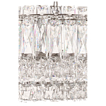 Люстра подвесная круглая из прозрачного хрусталя с корпусом из металла цвета хром Selfsufficient варинант исполнения - 2 | Loft Concept в Перми