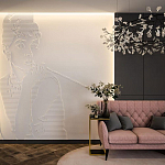 Барельеф AUDREY HEPBURN варинант исполнения - 1 | Loft Concept в Перми