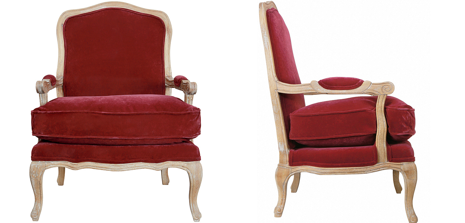 Кресло Joseph Chair burgundy Кресло Joseph Chair burgundy - Loft-Concept в Перми
