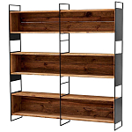 Стеллаж Coste Industrial Oak Rack варинант исполнения - 1 | Loft Concept в Перми