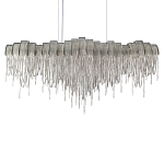 Люстра подвесная с металлическими дугами и длинными цепочками 115 см Atlantis Chain варинант исполнения - 15 | Loft Concept в Перми