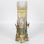 Фарфоровая ваза с бронзовыми элементами Eden Garden варинант исполнения - 6 | Loft Concept в Перми