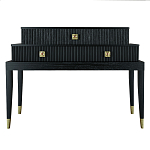 Премиальная Консоль с тремя ящиками Elsa Dreams Black варинант исполнения - 4 | Loft Concept в Перми