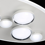 Потолочный светильник овальной формы белого цвета с 7-ю лампами Lunar Pebbles варинант исполнения - 8 | Loft Concept в Перми