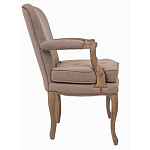 Кресло Aubrey Classical Armchair brown flax варинант исполнения - 1 | Loft Concept в Перми
