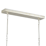 Люстра серебряная из пересекающихся прямоугольных элементов Intersecting Rectangles варинант исполнения - 3 | Loft Concept в Перми