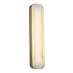 Бра в металлическом корпусе с рассеивателем из бежевого алебастра Cryptocrystalline Stone варинант исполнения - 1 | Loft Concept в Перми