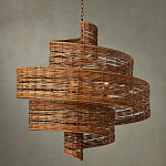 Люстра фактурная в виде спирали Enveloping Art варинант исполнения - 4 | Loft Concept в Перми