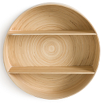 Полка настенная из бамбука Zenara варинант исполнения - 1 | Loft Concept в Перми