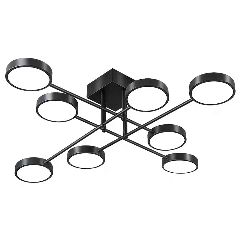 Потолочный светильник светодиодный черный Bendik Lighting Белый Черный Потолочный светильник светодиодный черный Bendik Lighting Белый Черный в Перми | Loft Concept