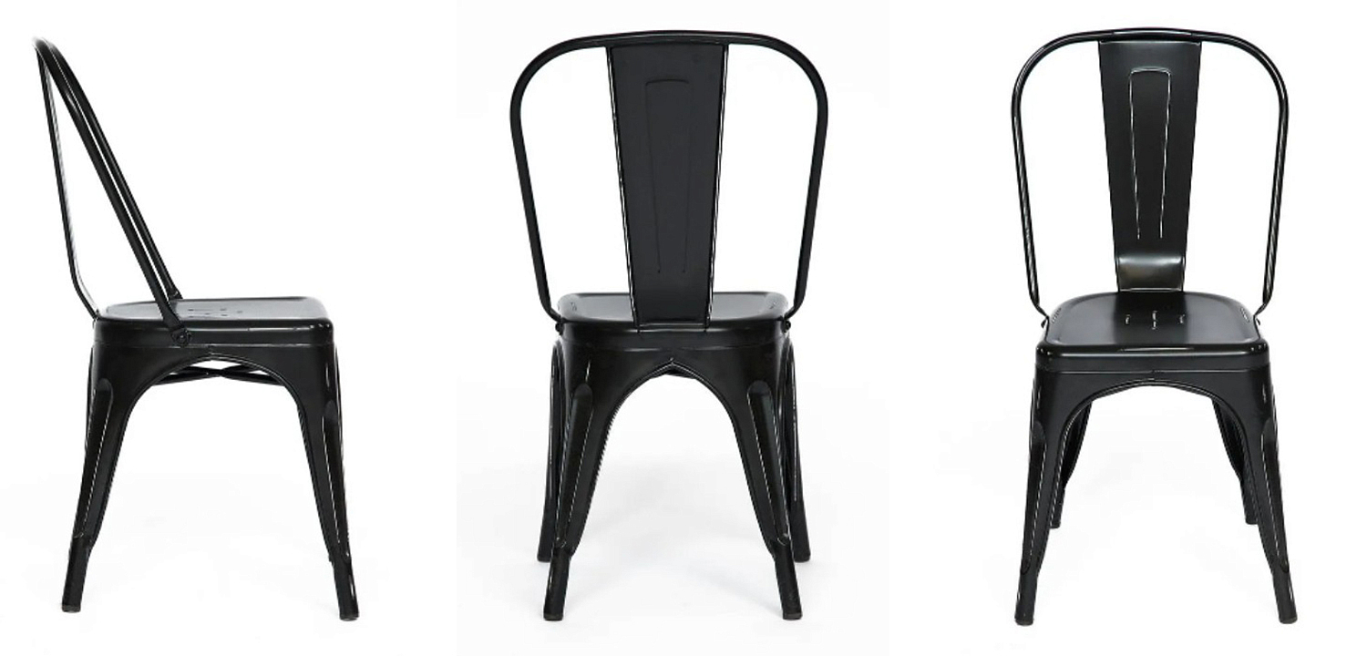 Стул Tolix black Стул Tolix black - Loft-Concept в Перми
