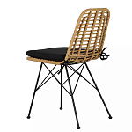 Стул с ротанговым плетением Wicker Stool без подлокотников варинант исполнения - 3 | Loft Concept в Перми