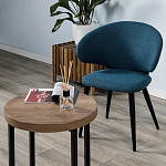 Стол журнальный круглый в стиле лофт Urban Style Space 2 варинант исполнения - 3 | Loft Concept в Перми