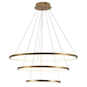 Люстра Ring Horizontal Trio gold