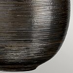 Настольная лампа с круглым фарфоровым основанием ручной работы с покрытием глазурью и белым абажуром из искусственного шелка Elstead Lighting варинант исполнения - 5 | Loft Concept в Перми