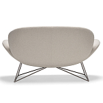 Дизайнерский двухместный диван Gio Ponti D.157.6  - DUE FOGLIE Sofa варинант исполнения - 5 | Loft Concept в Перми