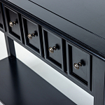 Черная консоль с выдвижными ящиками Monica варинант исполнения - 3 | Loft Concept в Перми
