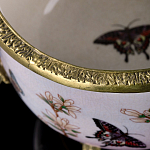 Фарфоровая чаша с бронзовыми элементами Eden Garden варинант исполнения - 6 | Loft Concept в Перми
