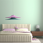 Подвесной вязаный светильник в двухцветном исполнении «Двойной Токио»  варинант исполнения - 1 | Loft Concept в Перми