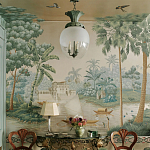 Обои ручная роспись River Scenes of Bengal Kolkata варинант исполнения - 1 | Loft Concept в Перми