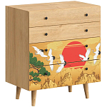 Комод с принтом на ящиках Elise Chest of Drawers варинант исполнения - 16 | Loft Concept в Перми