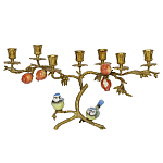 Бронзовый подсвечник на 7 свечей Eden Garden варинант исполнения - 1 | Loft Concept в Перми