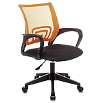 Офисное кресло с основанием из черного пластика Desk chairs Orange варинант исполнения - 1 | Loft Concept в Перми
