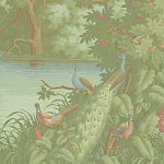 Обои ручная роспись Le Brésil Pastel варинант исполнения - 1 | Loft Concept в Перми