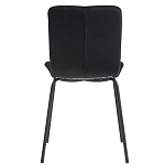 Стул черный с обивкой из велюра Black Archie Chair варинант исполнения - 4 | Loft Concept в Перми