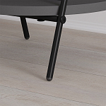 Стол приставной с 2-мя круглыми столешницами цвета антрацит ESSEL SIDE TABLE ANTHRACITE варинант исполнения - 2 | Loft Concept в Перми