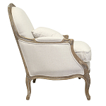 Кресло Ava Classical Armchair beige flax варинант исполнения - 1 | Loft Concept в Перми