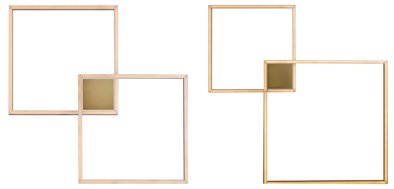Потолочный светильник Squares Geometrical Shape Ceiling Light Потолочный светильник Squares Geometrical Shape Ceiling Light - Loft-Concept в Перми